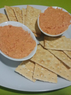 Una foto de Paté de piquillos y atún con Thermomix