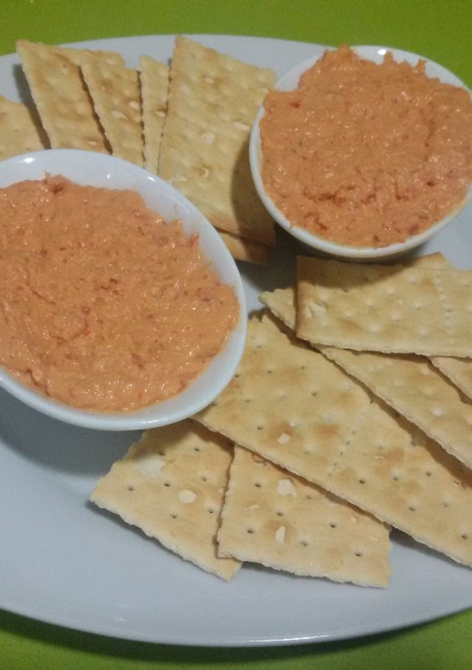 Una foto de Paté de piquillos y atún con Thermomix