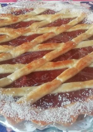 Una foto de Pasta Frola de membrillo