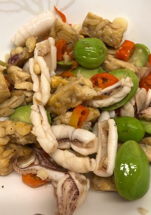 Foto resep Cumi Pete Tempe