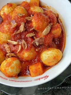 Foto resep Sambal goreng kentang telur puyuh