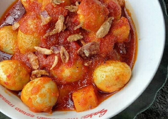 Resep Sambal Goreng Kentang Telur Puyuh Oleh Rosita Firmansyah - Cookpad