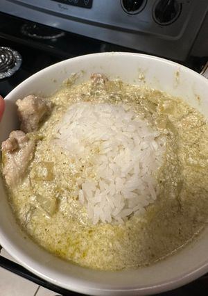 綠咖哩雞肉飯 的食譜成品照片