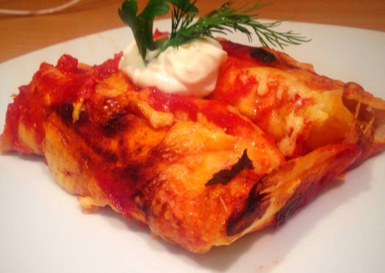 Recipe of Appetizing Chicken Enchiladas!