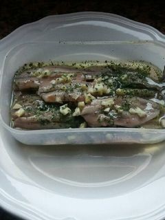 Una foto de Boquerones a la vinagreta