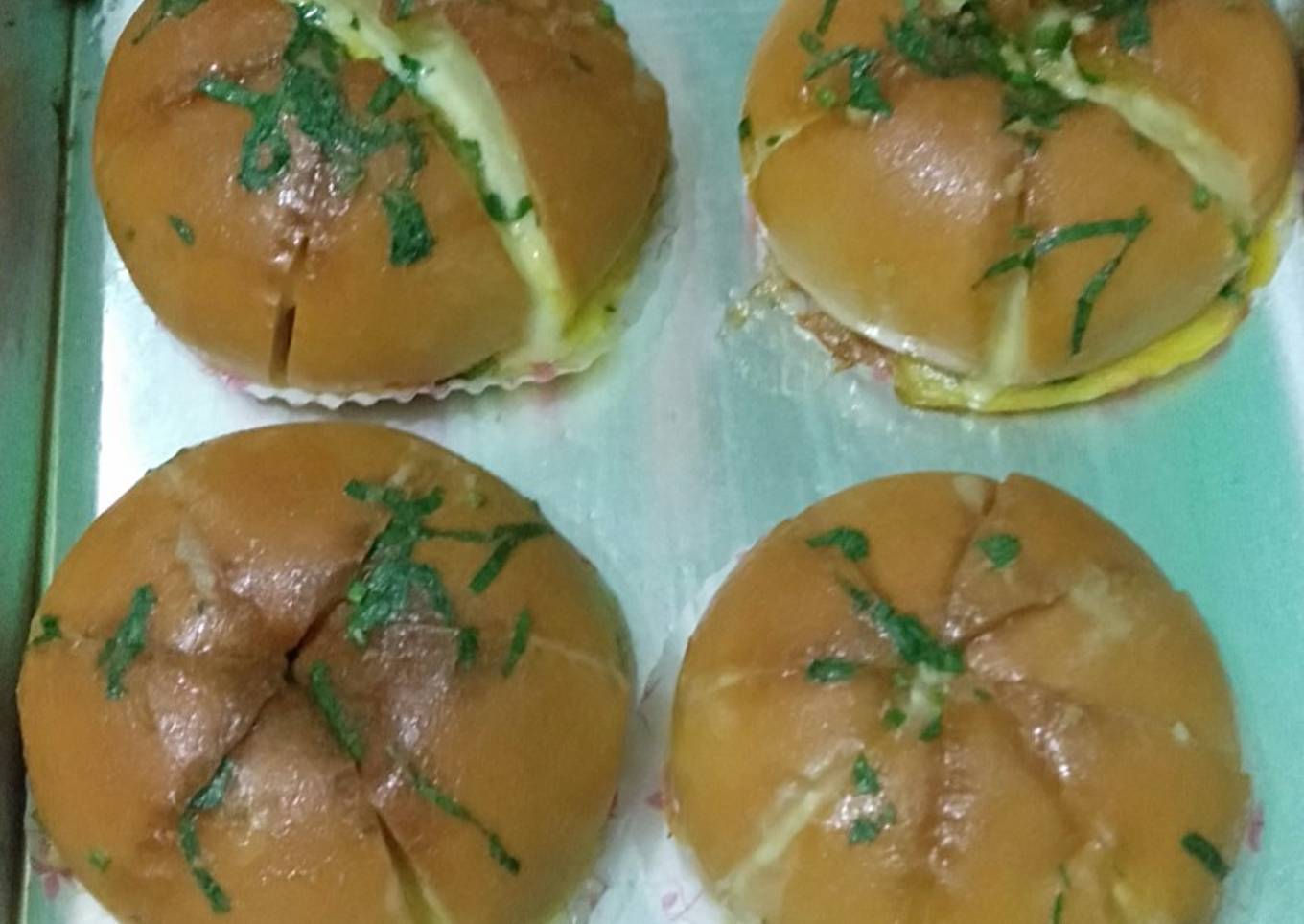 Korean garlic cheese bread