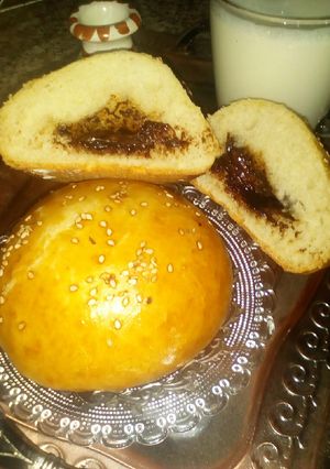 صورة لوصفة خبز محشي بشوكولا