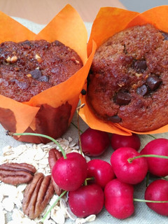 Una foto de Muffins de naranja ligeros