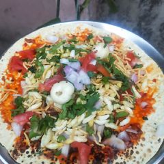 A picture of Masala Papad.