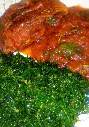 A picture of Wet fried tilapia.