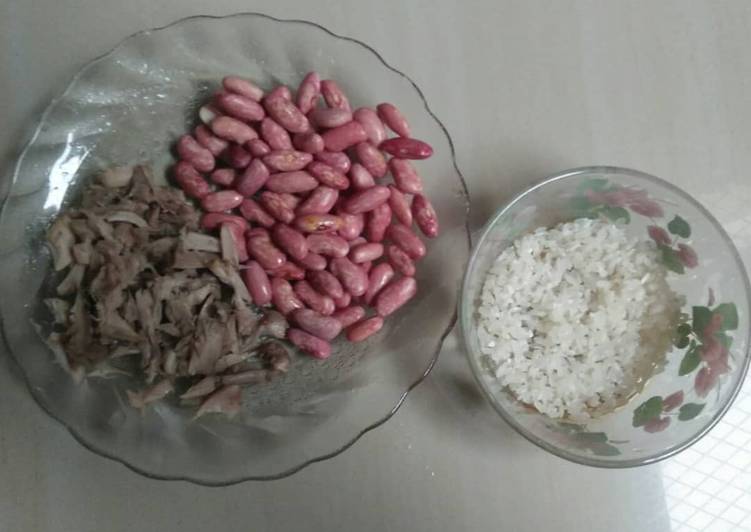 Bumbu meracik Nasi ayam kacang merah Lezat