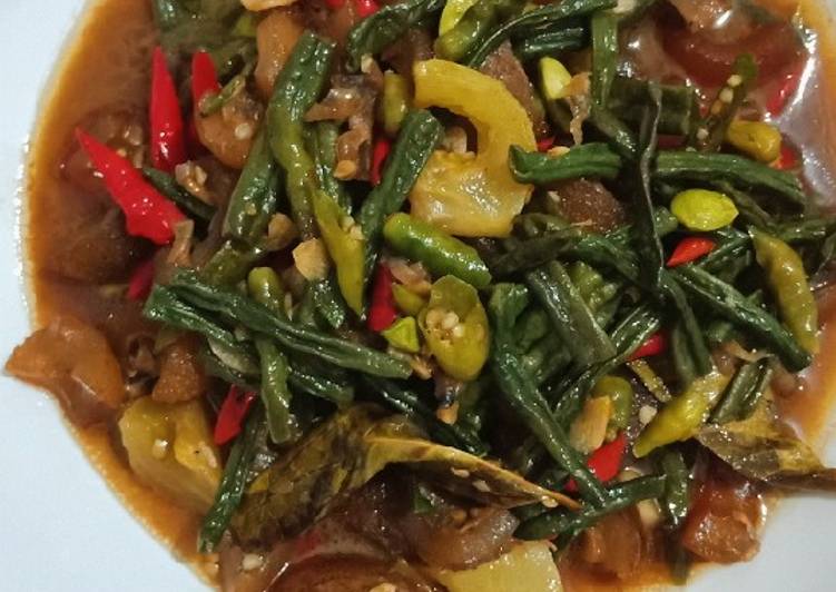 Tumis Kikil Cabe Ijo Saus Tiram