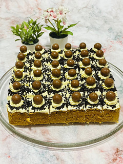 Foto resep 449. Cake Potong Hias Varian Мосса | Mocca Cake