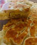 Tarta salada de Merluza y Roquefort