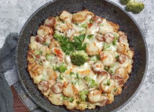 Foto resep PIZZA TEFLON BROKOLI (Pizza Roti Tawar)