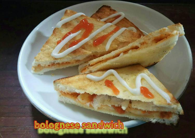 Resep Bolognese Sandwich, Mudah Banget