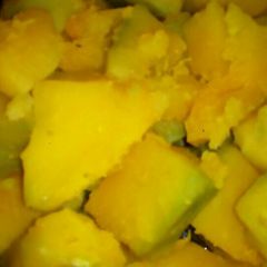 A picture of Green Hubbard squash.