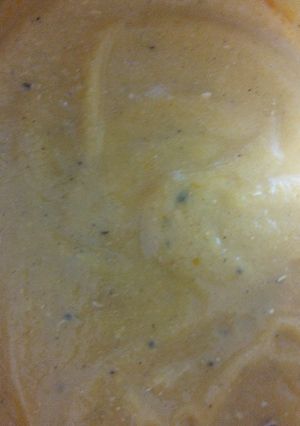 Foto principal de Crema de calabaza con mejillones en escabeche