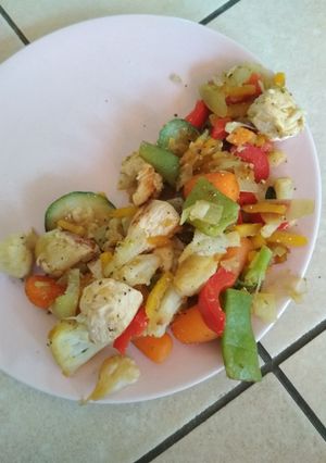 Husi wokos zöldségekkel recept fotója