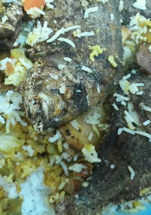 صورة لوصفة برياني سمك بالطريقه البحرينيه