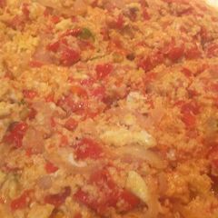 A picture of Tomatoes Scrambled Eggs.
