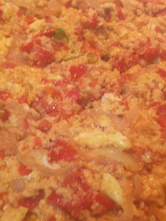 A picture of Tomatoes Scrambled Eggs.