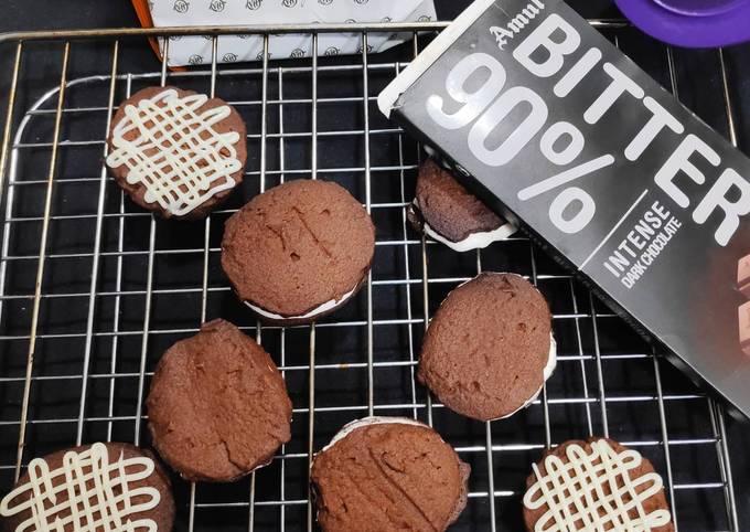 Chocolate orange Sable cookies