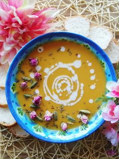 صورة لوصفة شوربة اليقطين