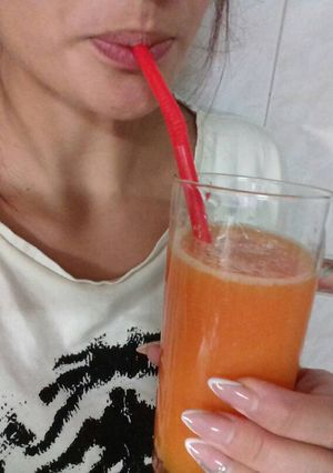 Una foto de Licuado anaranjado