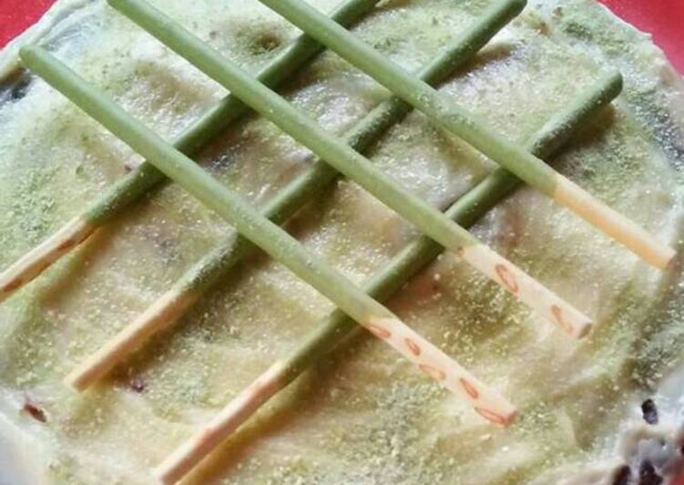 Bumbu meracik Brownis coklat with chizy macha, Menggugah Selera