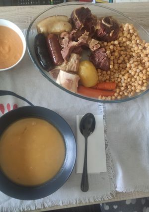Una foto de Cocido madrileño