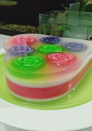 Foto resep Puding love murah meriah