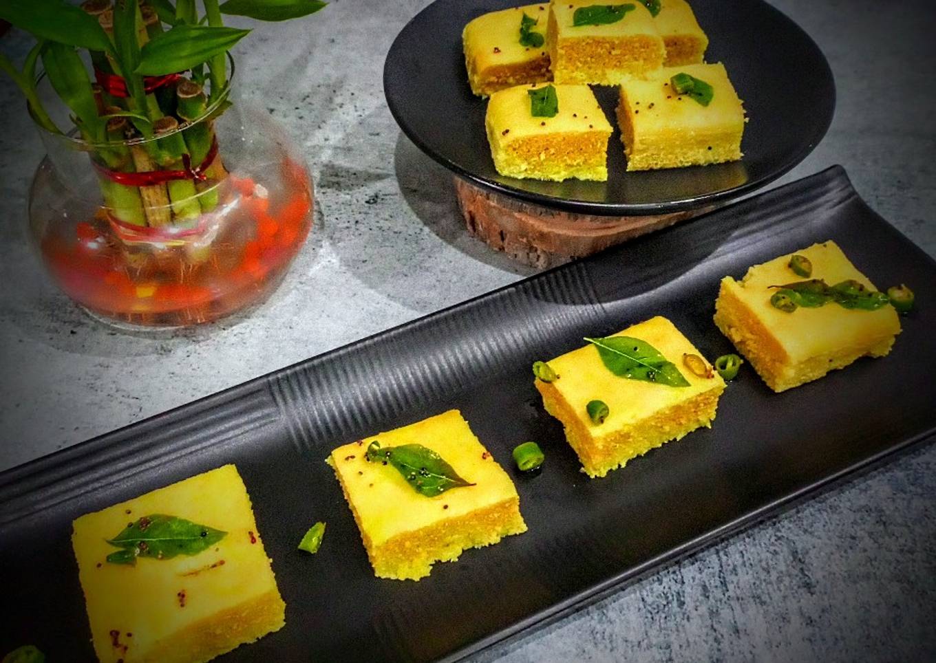 Chana dal dhokla