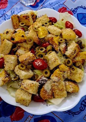 عکسی از دستور سالاد سزار
