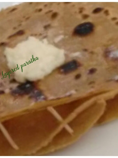 A picture of Layered/Varaki/lachha paratha#56bhog.
