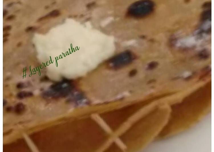 Layered/Varaki/lachha paratha#56bhog