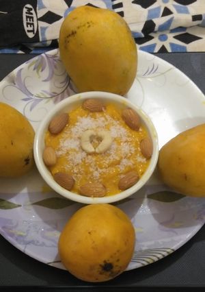 કેરી નો હલવો (Mango Halwa Recipe In gujarati) રેસીપી મુખ્ય ફોટો