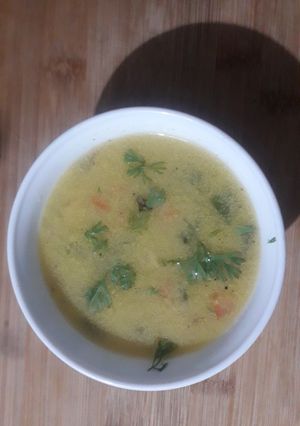 A picture of Healthy sweetcorn soup.