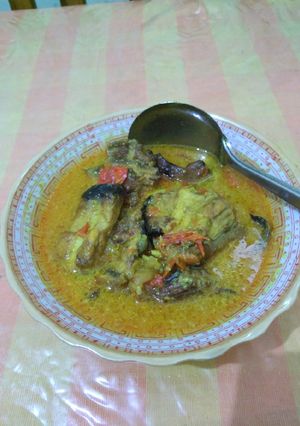 Foto resep Ikan Pari Asap Santan Pedas (Iwak Pe)