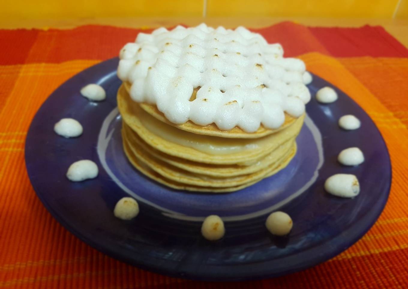 Lemon pie pancakes