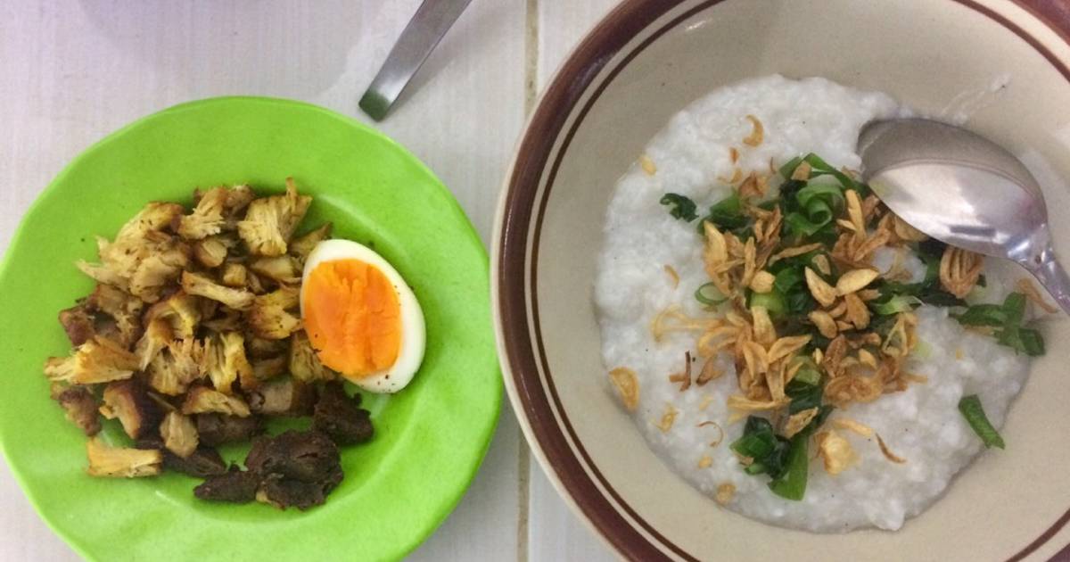 6 resep  bubur  nasi  ala kadarnya enak dan sederhana Cookpad