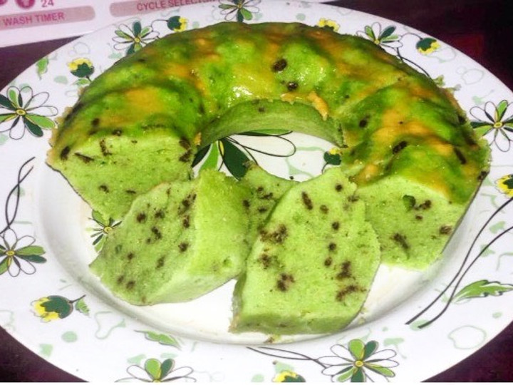 Wajib coba! Resep membuat Pandan water cake (bolu pandan/bolu air) kukus no mixer dijamin gurih