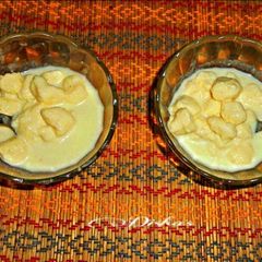 A picture of Soya chunks rasmalai.