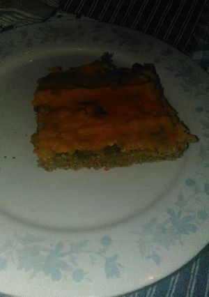 Una foto de Pastel de pollo con harina integral
