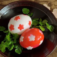 A picture of Kawaii Lovely Boiled Eggs.