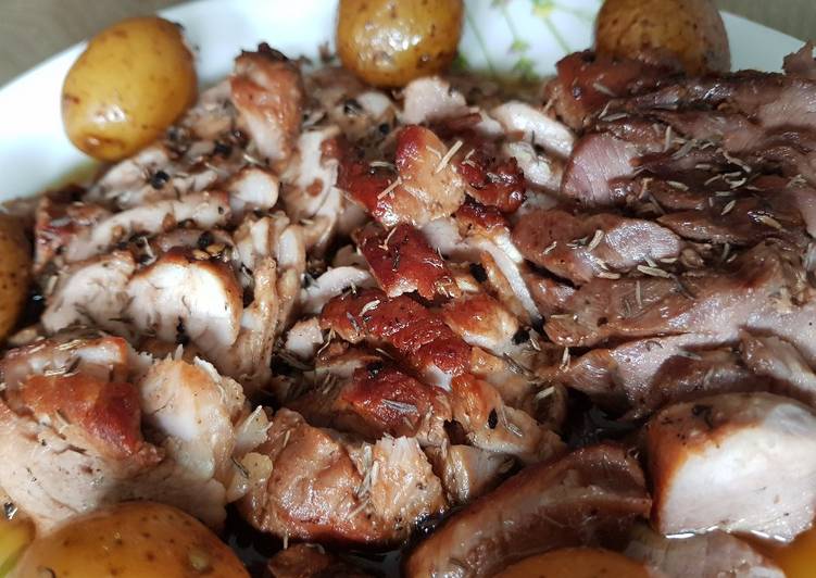 Roast pork tenderloin ala sayah (non halal)