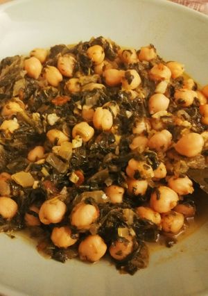 Foto principal de Garbanzos con espinacas