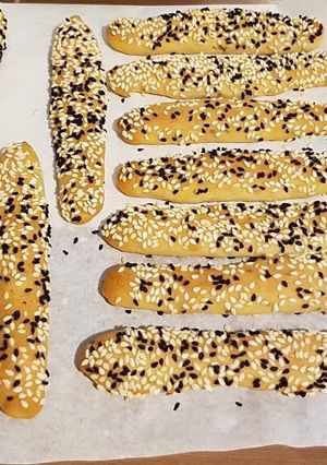 صورة لوصفة كعك بالسمسم 😍