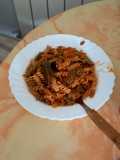 Fideos con tuco (salsa boloñesa uruguaya)