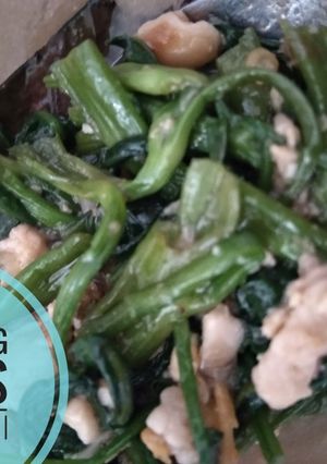 Foto resep Kangkung Tumis dengan Terasi Tempe